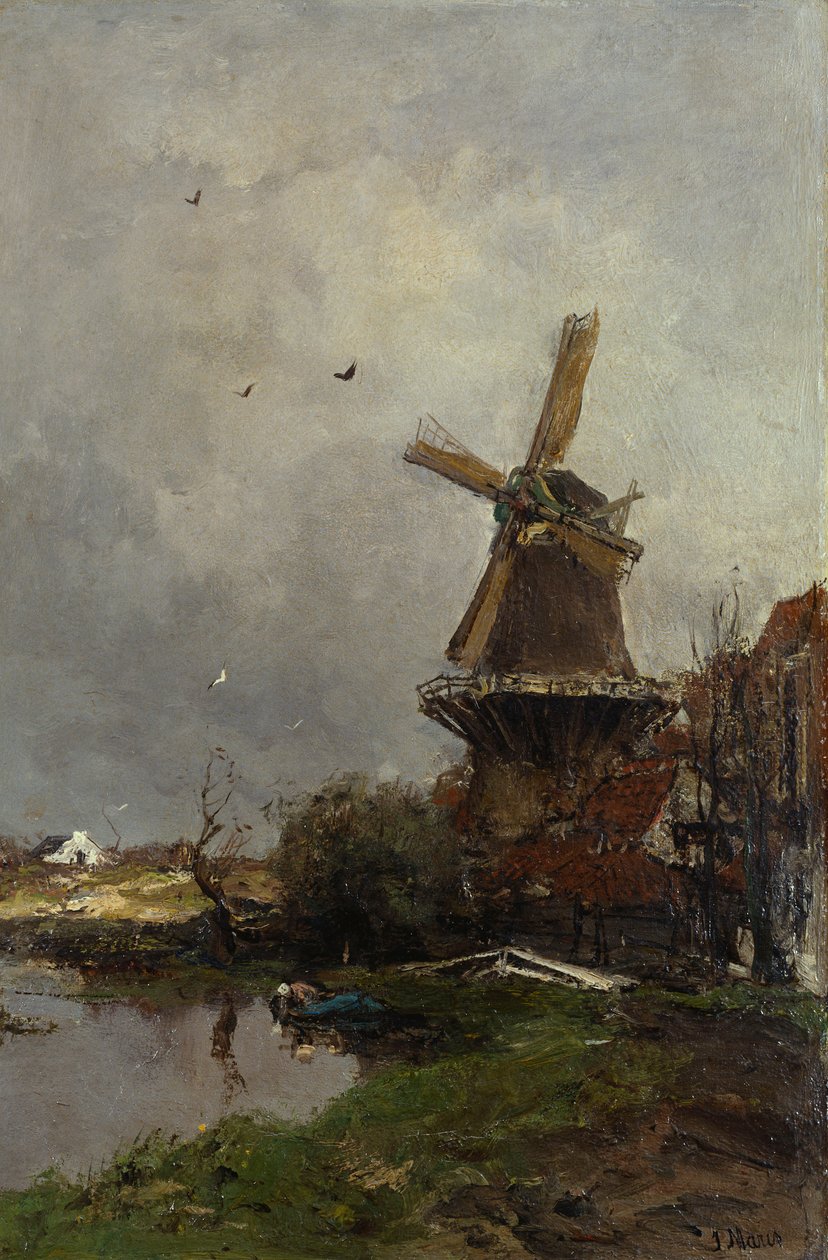 Větrný mlýn od Jacob Henricus or Hendricus Maris