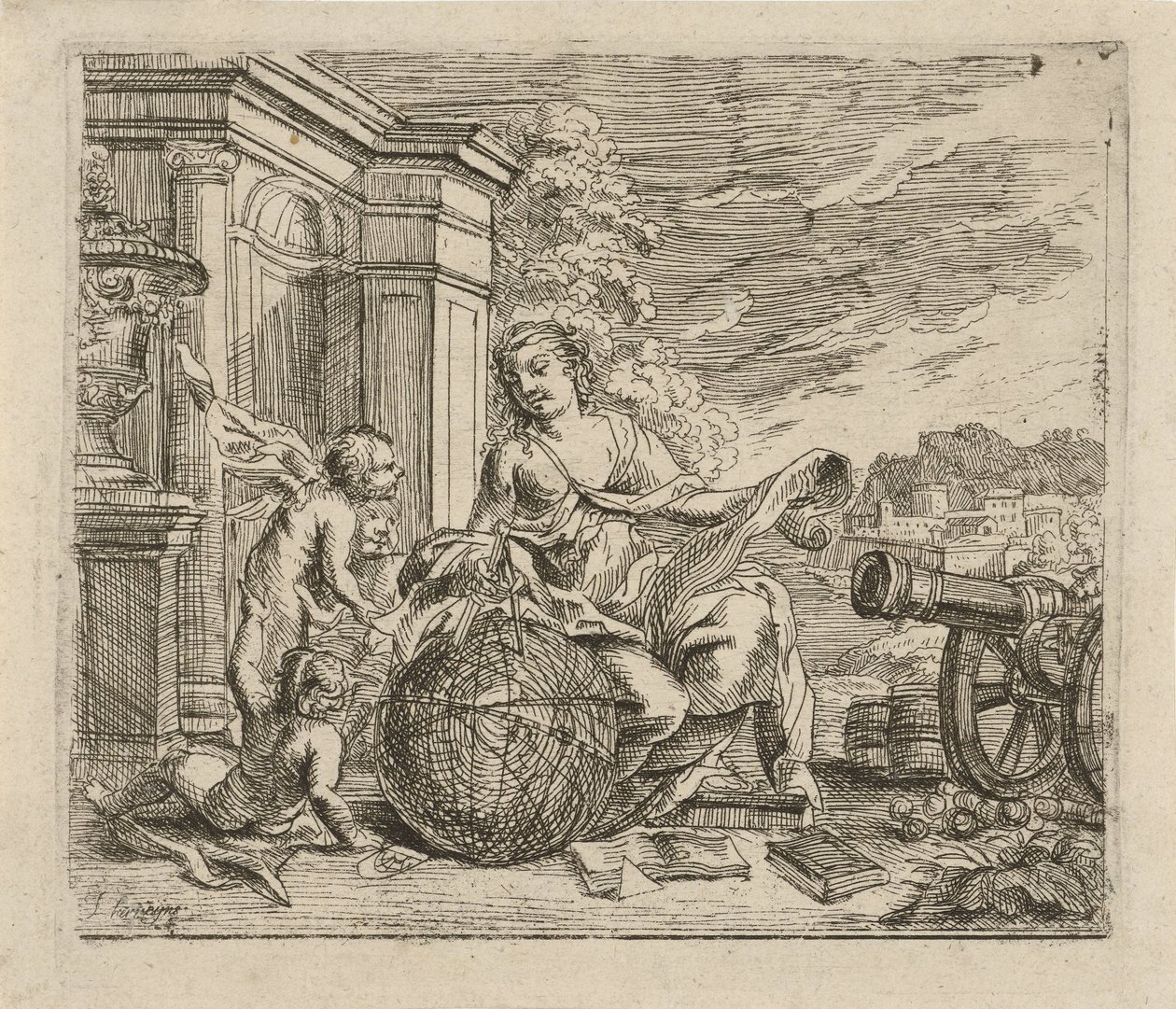 Alegorie geometrie od Jacob Herreyns (I)