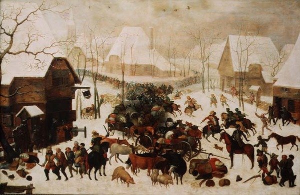 Boj ve vesnici, 1605 od Jacob II Savery