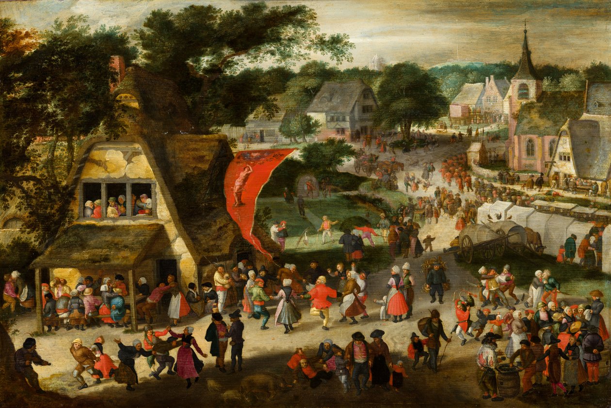 Jarmark na den svatého Šebestiána, c.1598 od Jacob I Savery