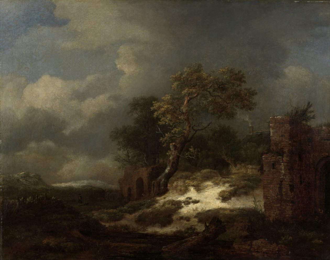 Landscape with Ruins   1392596   cs       czech Successfully Translated  Original: Serie de 36 vues du Mont Fuji : le passage Mishima dans la province Kai, japon - Estampe de Katsushika Hokusai (1760-1849) (ecole ukiyo-e) 1830-1833 state A Pushkin Museum o od Jacob van Ruisdael
