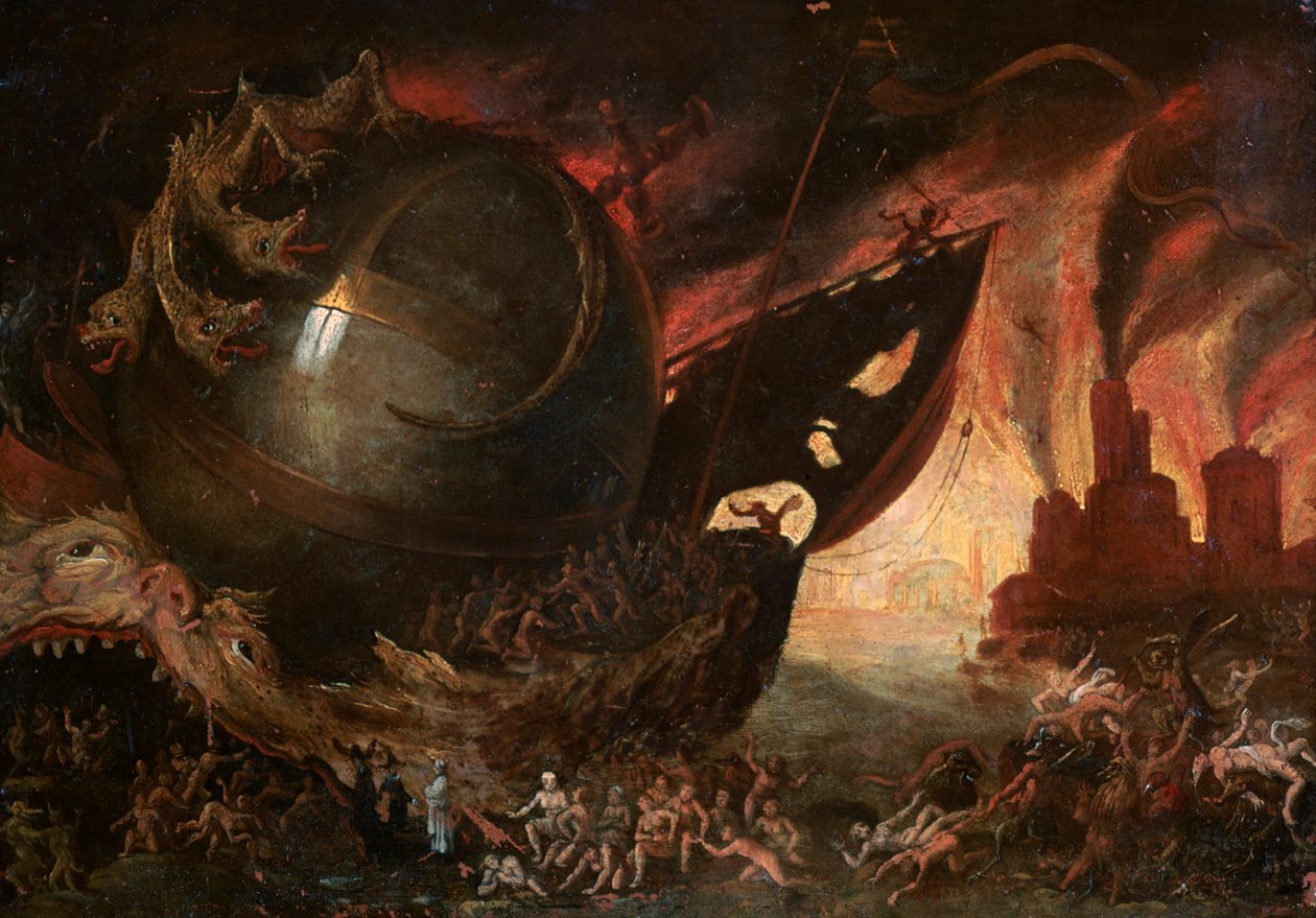 The Crossing of the Styx, c1591-1638 od Jacob Isaacz van Swanenburg
