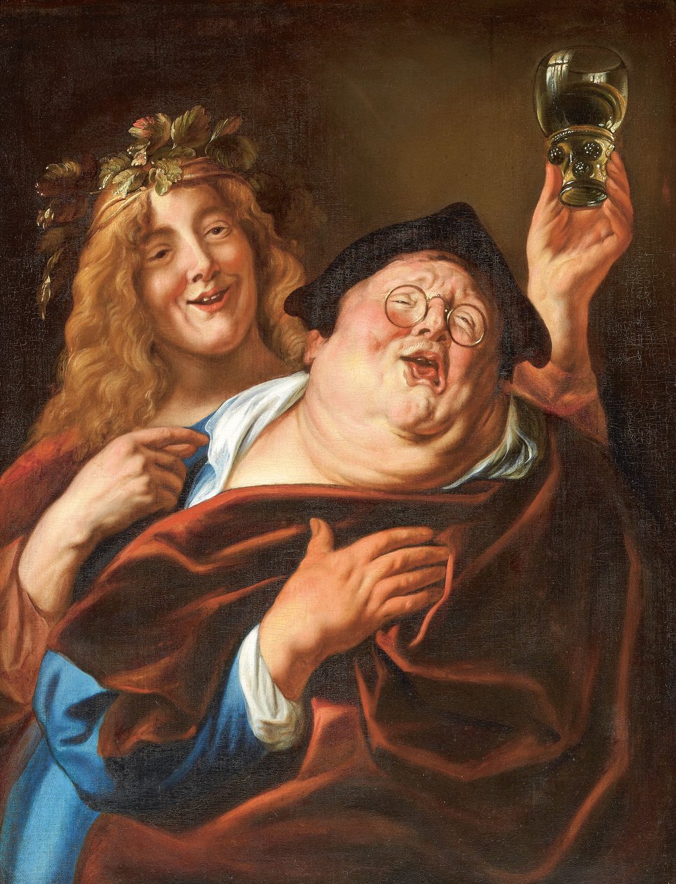 Bacchus a následovník, po roce 1645. od Jacob Jordaens