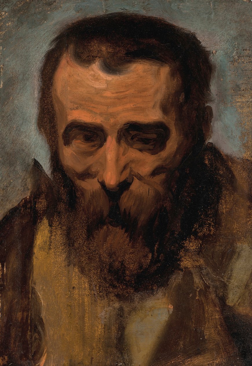 Hlava muže od Jacob Jordaens