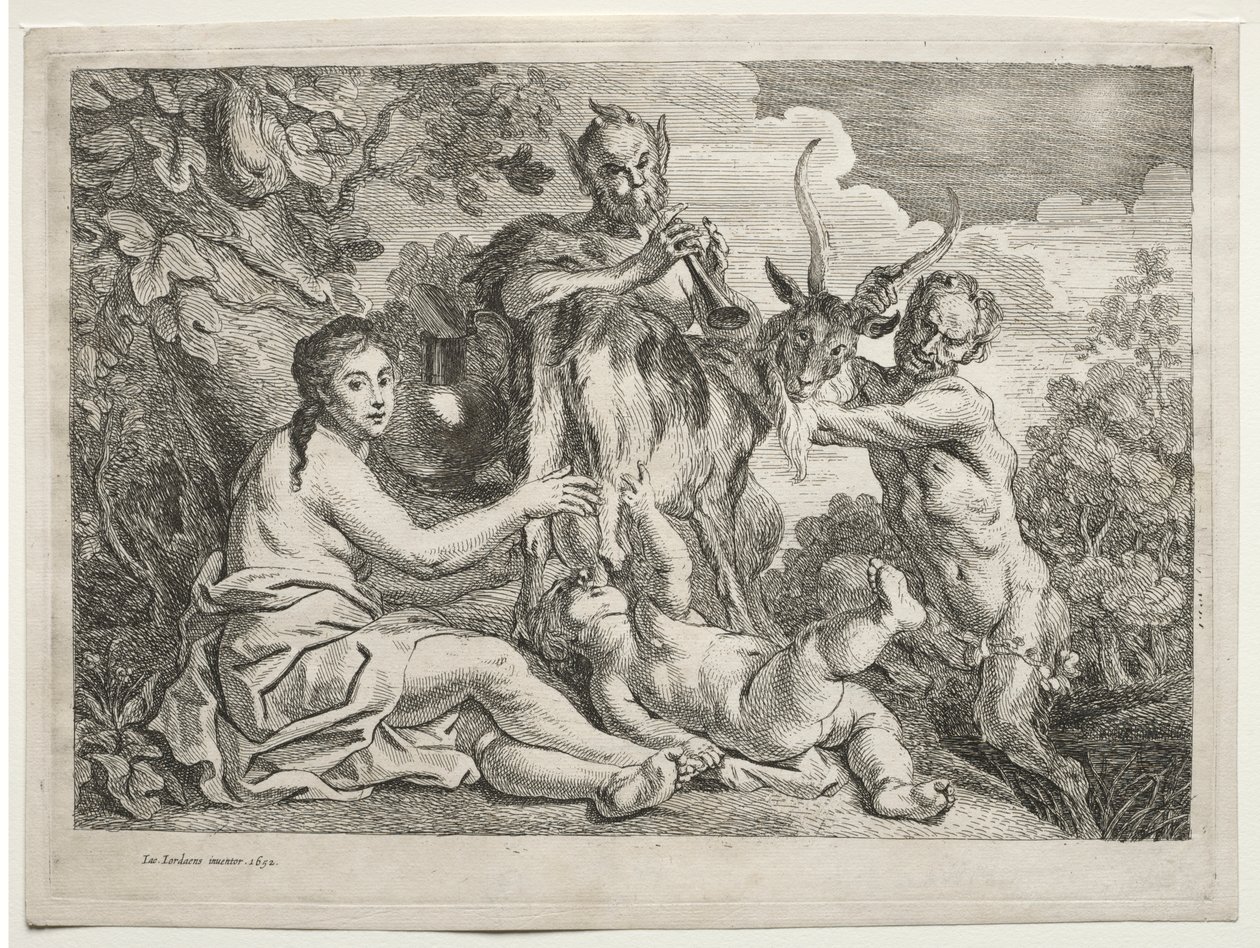 Jupiter živený kozou Almatheou od Jacob Jordaens