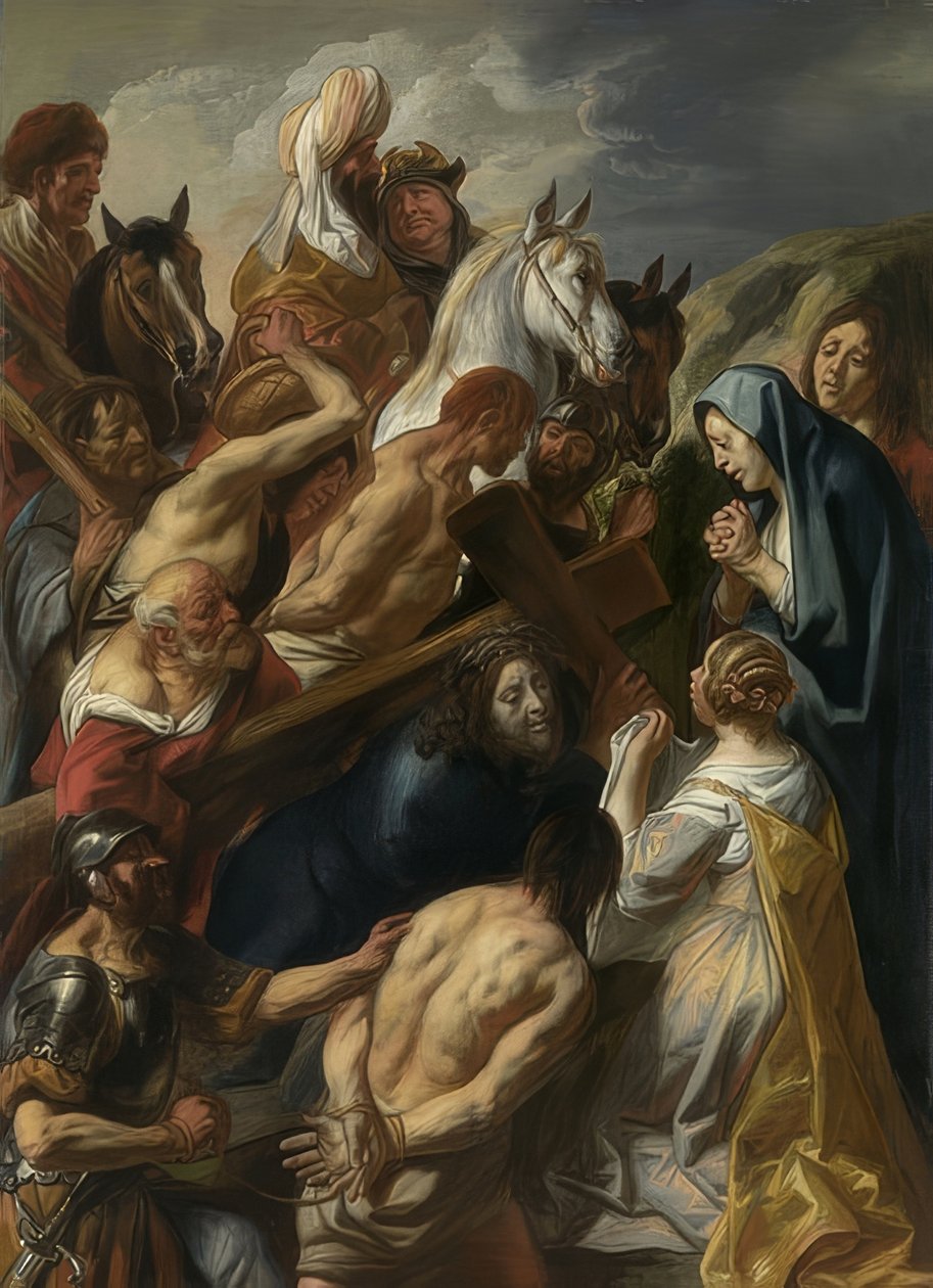 Nesení Kříže. 1657 od Jacob Jordaens