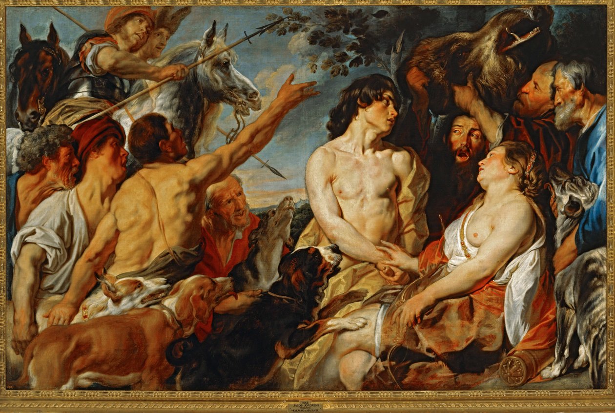 Meleager a Atalanta ... (malba na plátně) od Jacob Jordaens