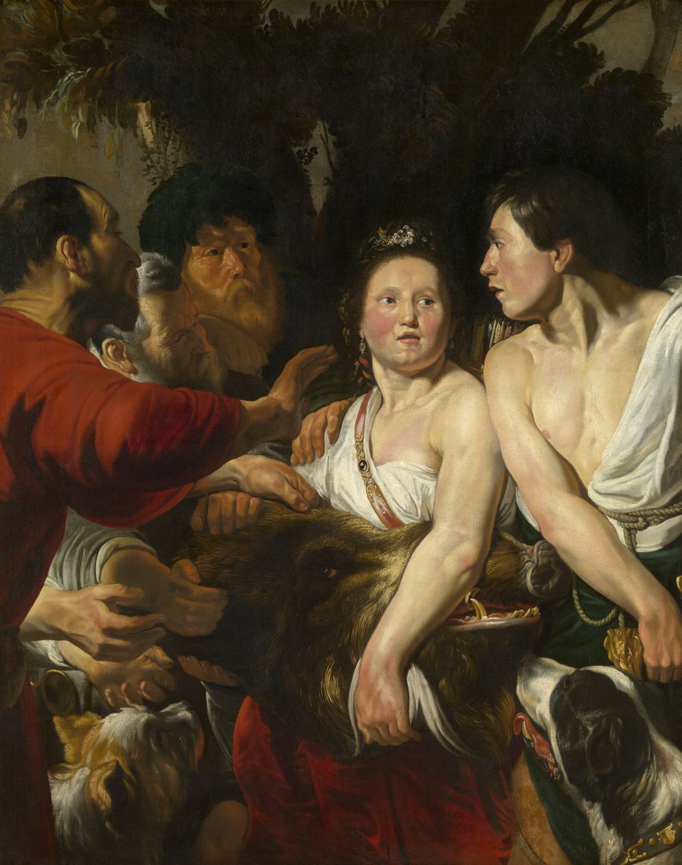Meleager a Atalanta, 1617-1618. od Jacob Jordaens