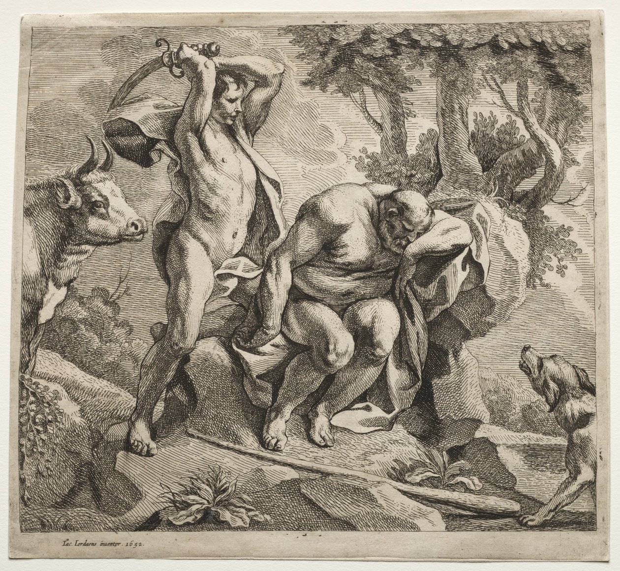 Mercury Killing Argus, 1652. od Jacob Jordaens