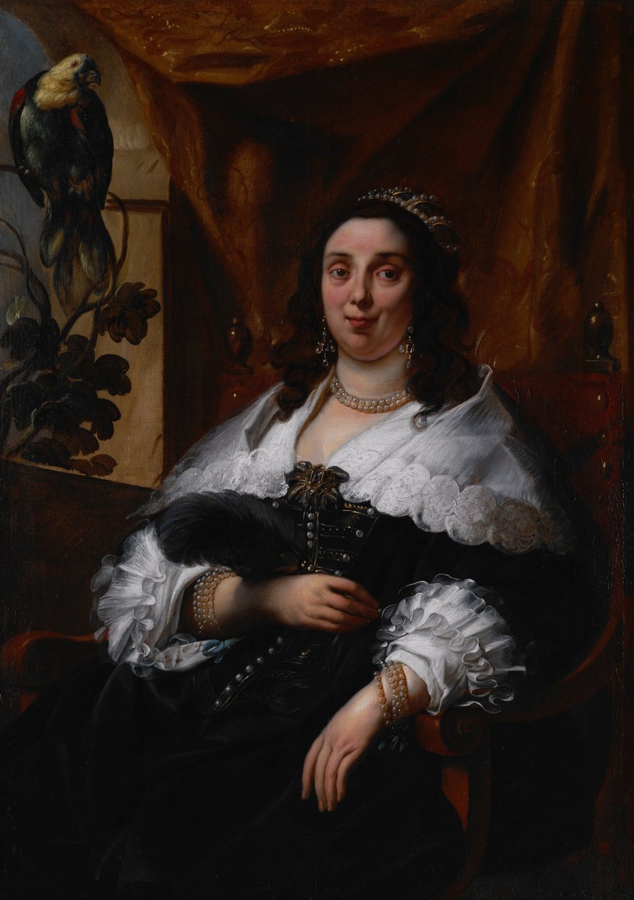 Portrét dámy od Jacob Jordaens
