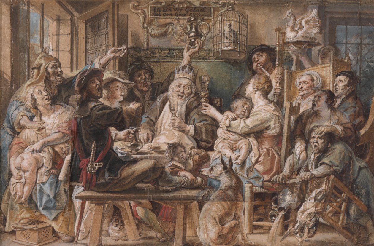 Královské nápoje od Jacob Jordaens