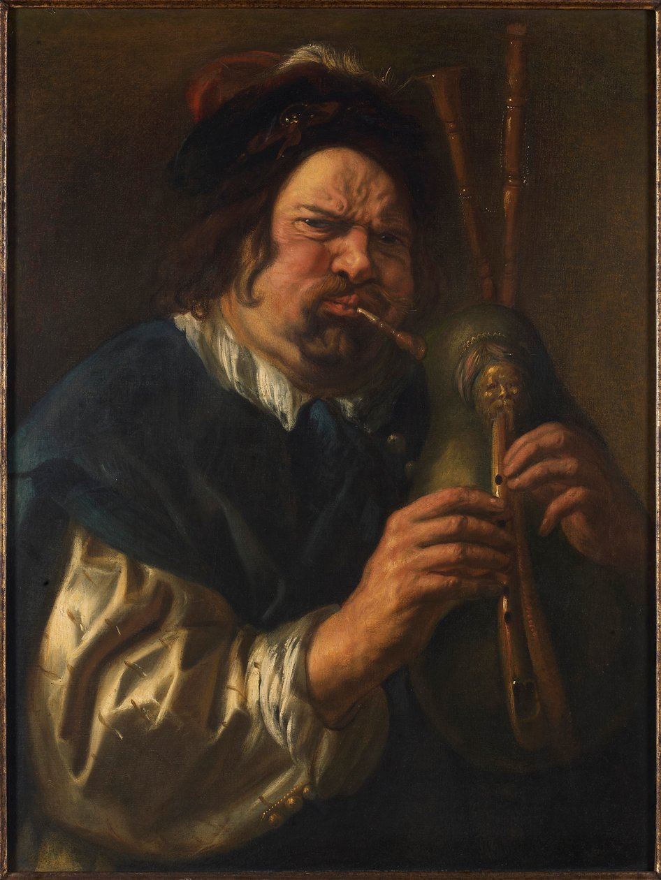 Hráč na dudy, 1638-1640. od Jacob Jordaens