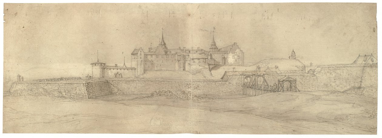 Vyhlídka na pevnost Akershus od Jacob Koninck II