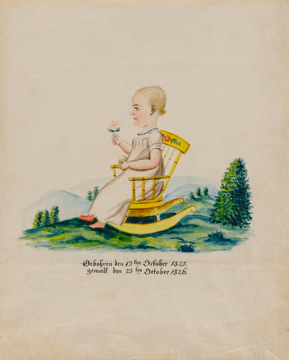 Portrét Caroliny Musserové od Jacob Maentel