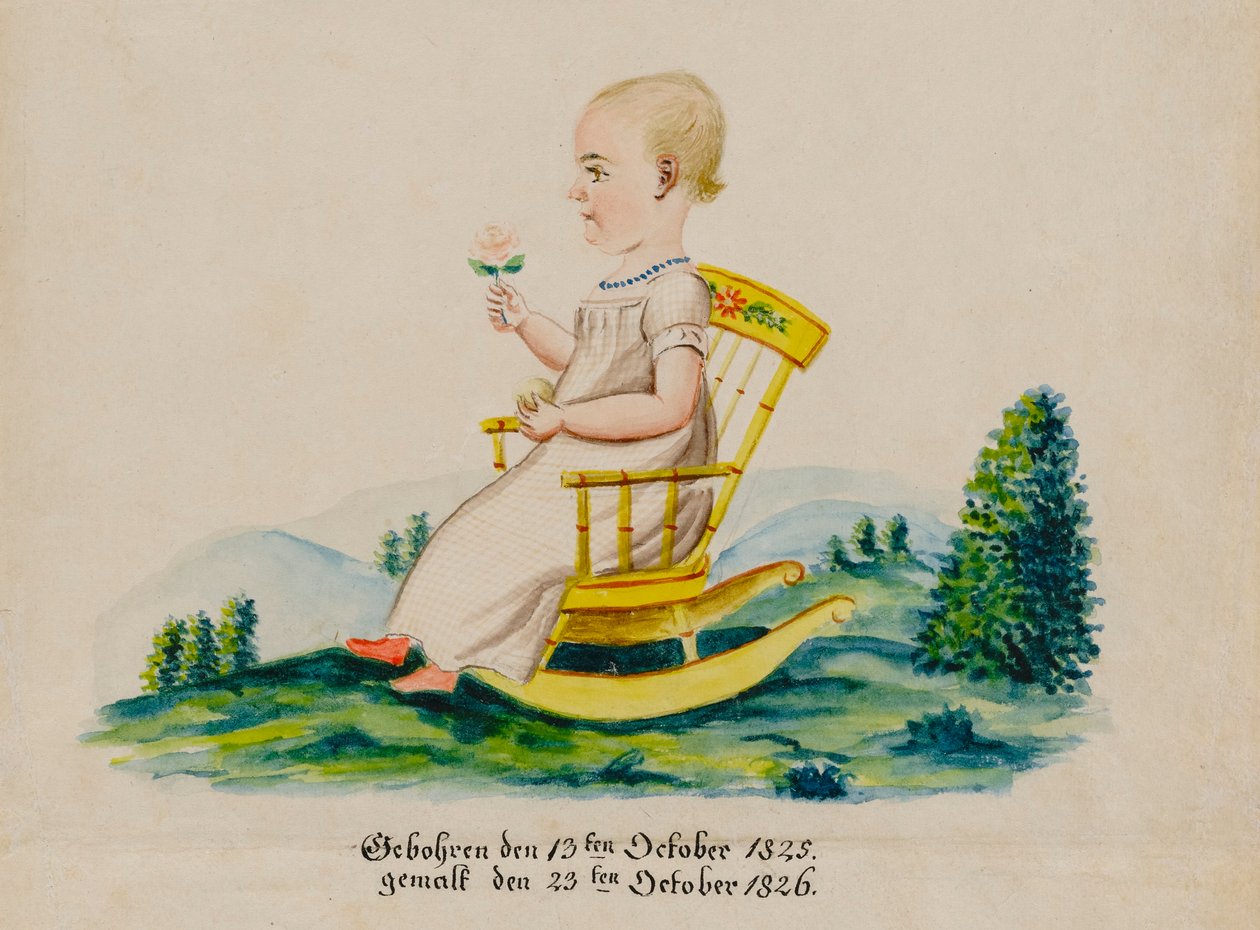 Portrét Caroliny Musserové, 1826. od Jacob Maentel