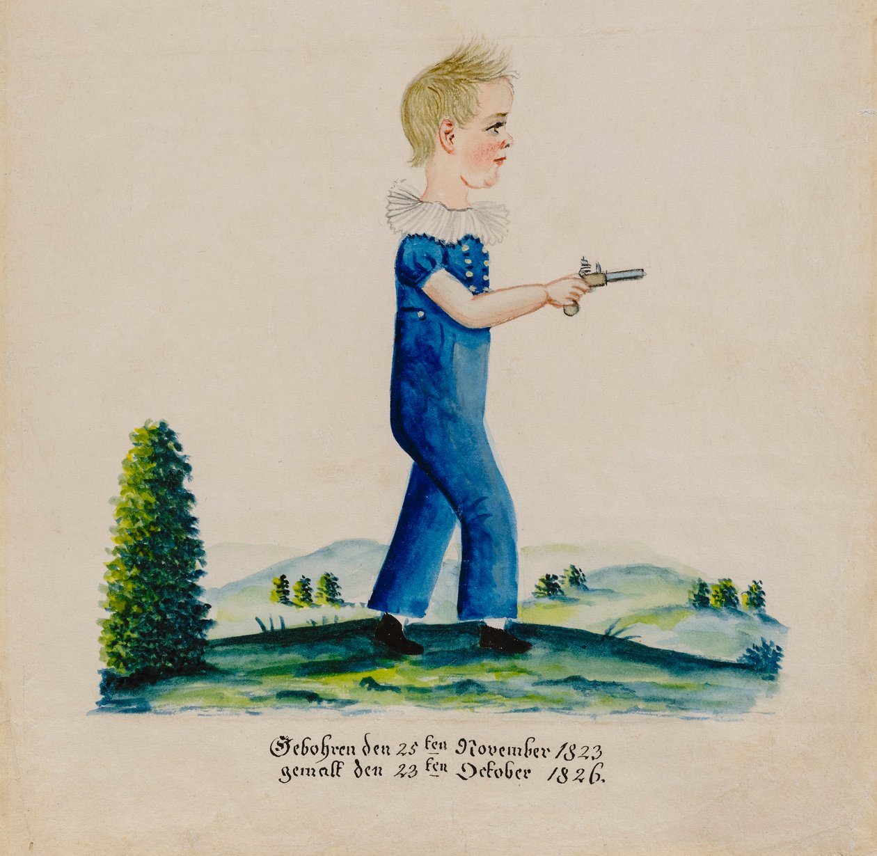 Portrét Edwarda Mussera, 1826. od Jacob Maentel