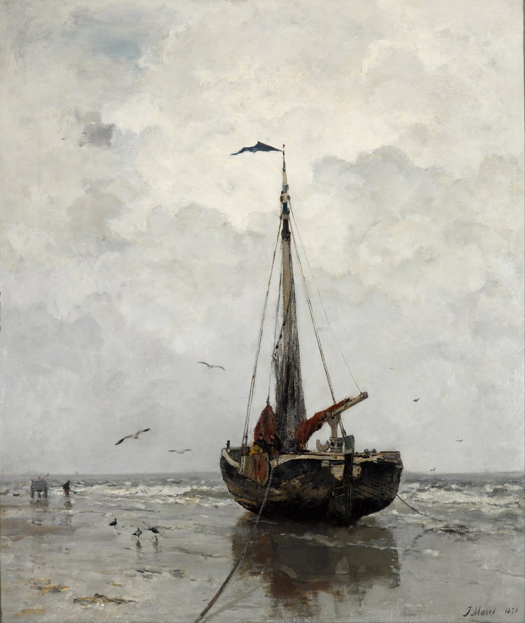 Rybářská loď od Jacob Maris