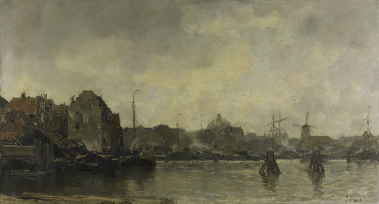 Panoráma města od Jacob Maris