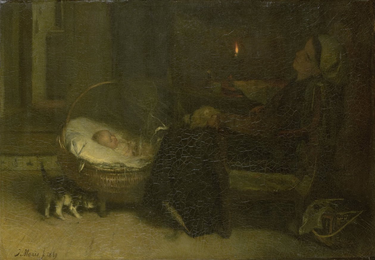 Unavený (matka sledovala) od Jacob Maris