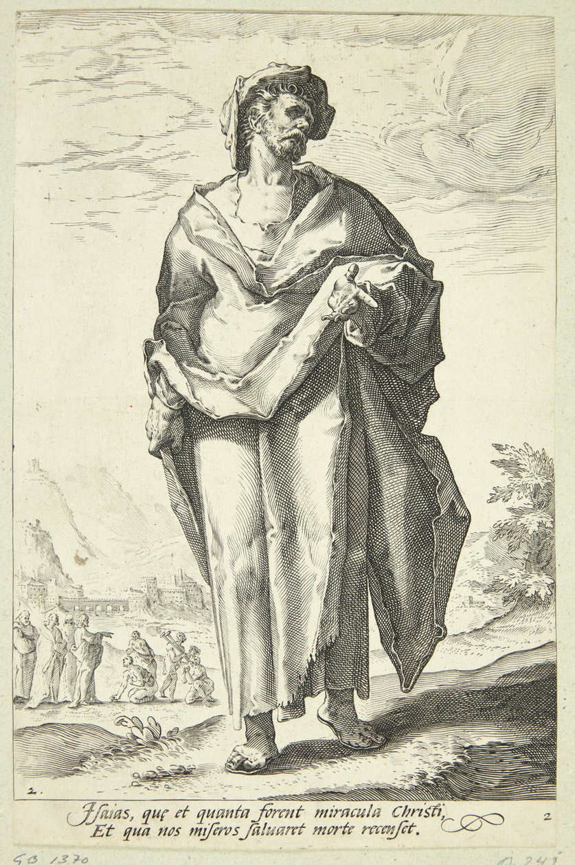 Izajáš od Jacob Matham