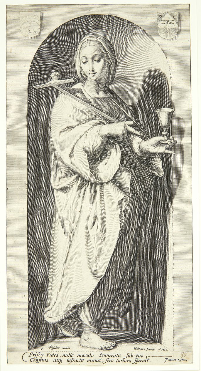 Víra od Jacob Matham