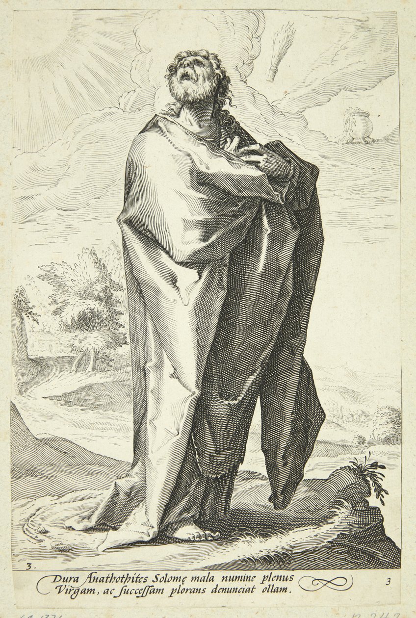 Jeremiáš od Jacob Matham