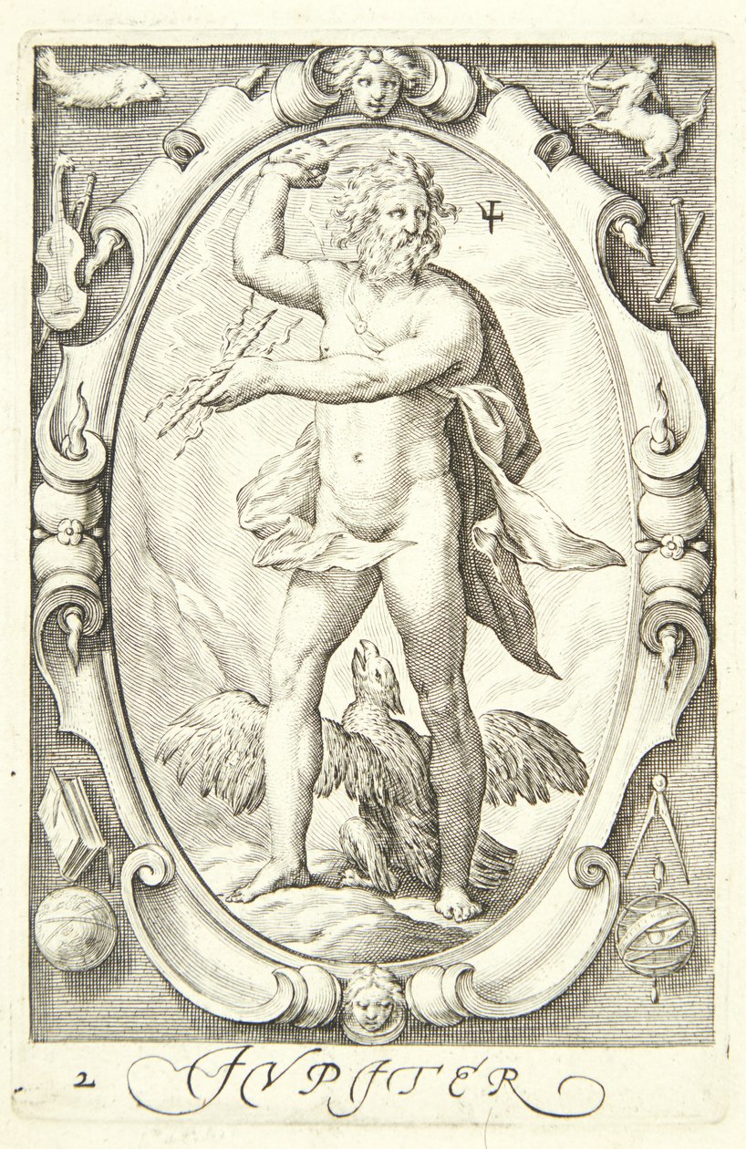 Jupiter od Jacob Matham