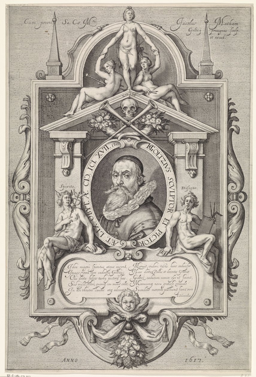 Portrét Hendricka Goltziuse od Jacob Matham