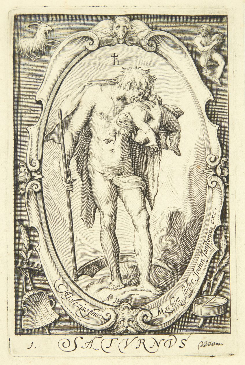 Saturn od Jacob Matham