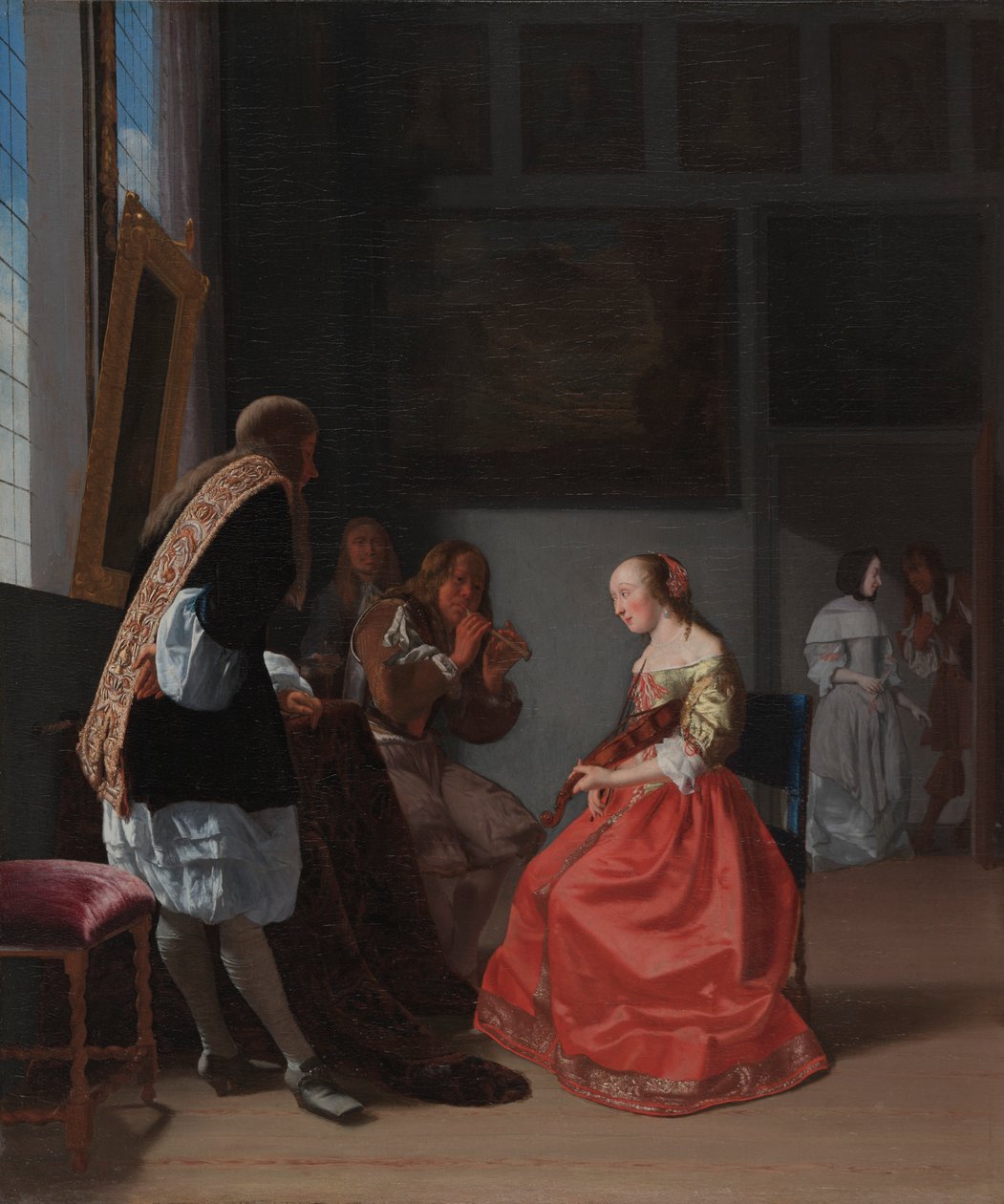 A Musical Company, c. 1668. od Jacob Lucasz Ochtervelt