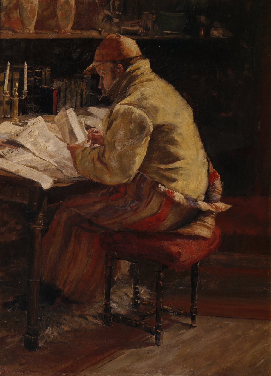 Autor Alexander Kielland od Jacob Sømme