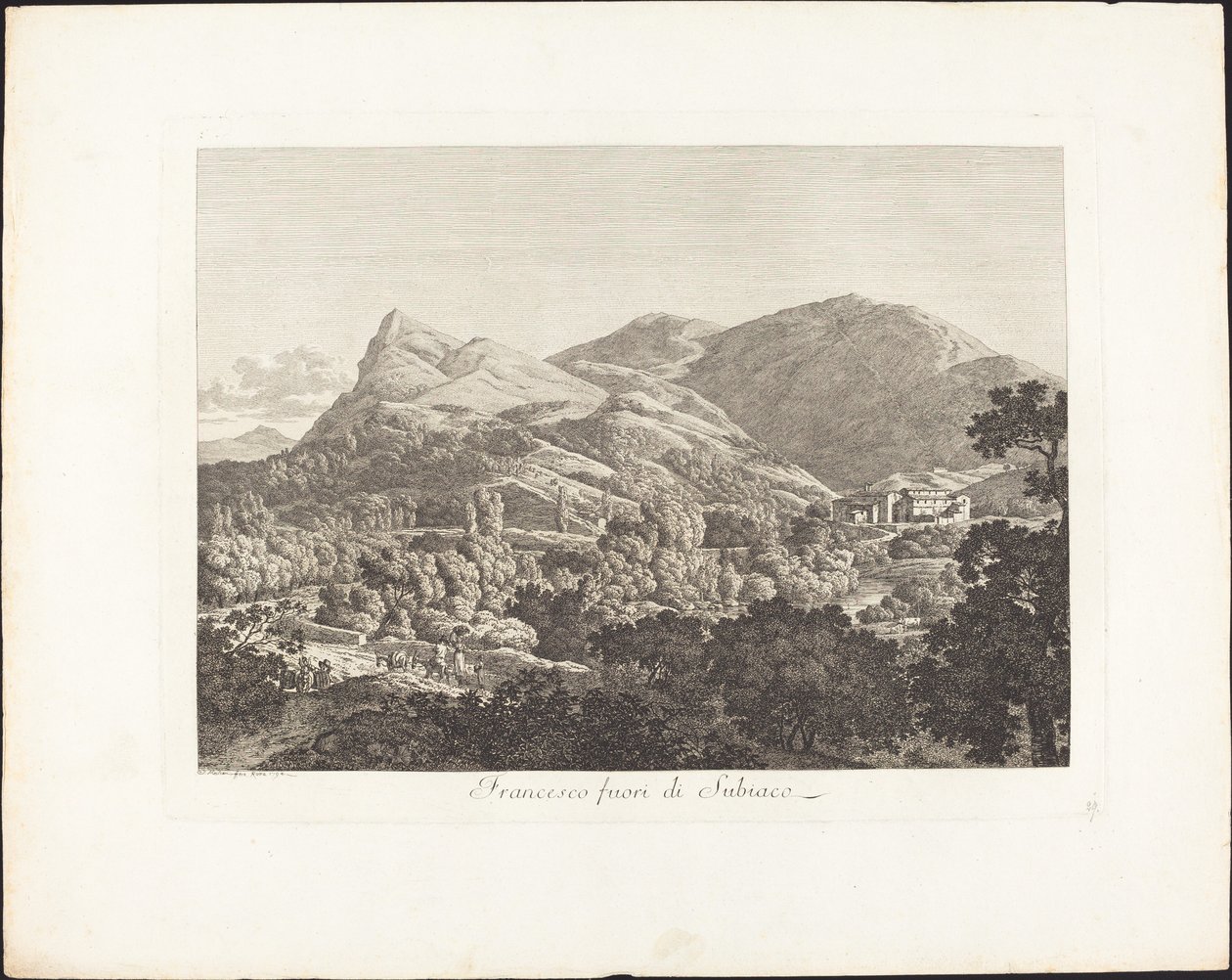Francesco mimo Subiacao od Jacob Wilhelm Mechau