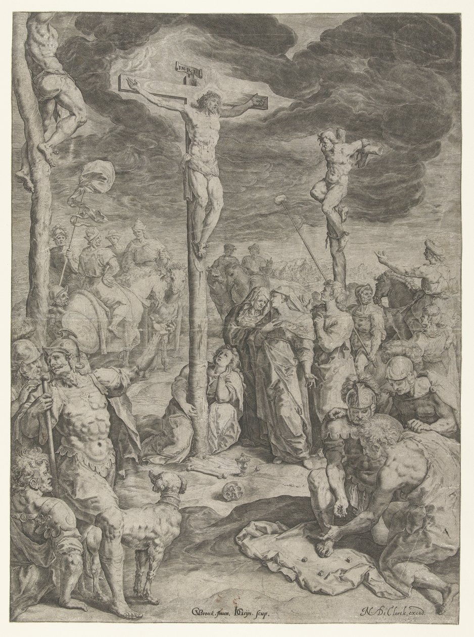 Ukřižování od Jacob de Gheyn (II)