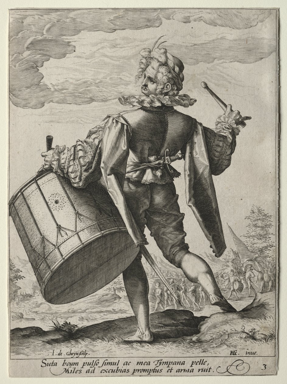 Bubeník od Jacob de Gheyn II
