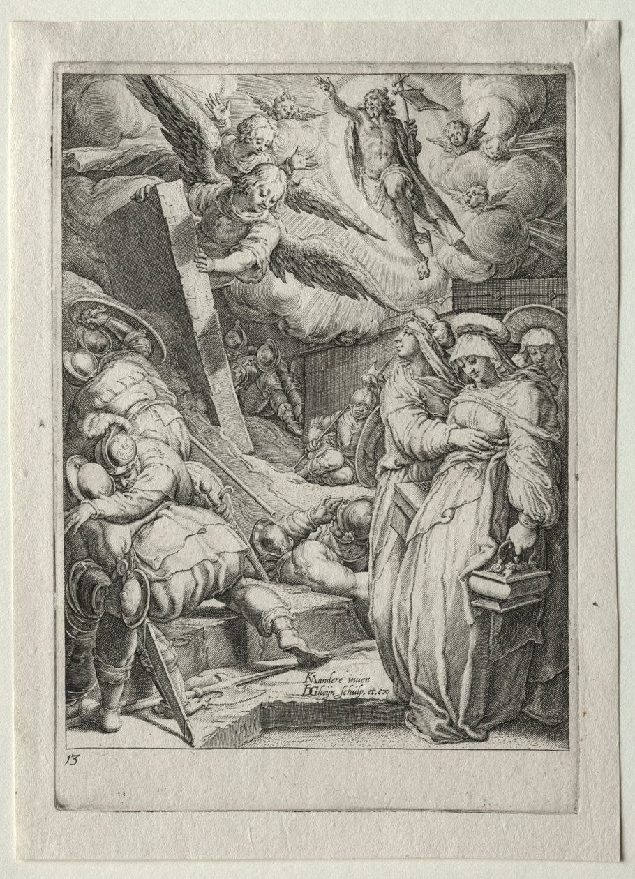 Sada Passion:  Vzkříšení od Jacob de Gheyn II