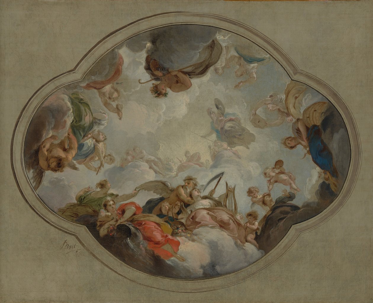 Alegorie umění, 1742. od Jacob de Wit