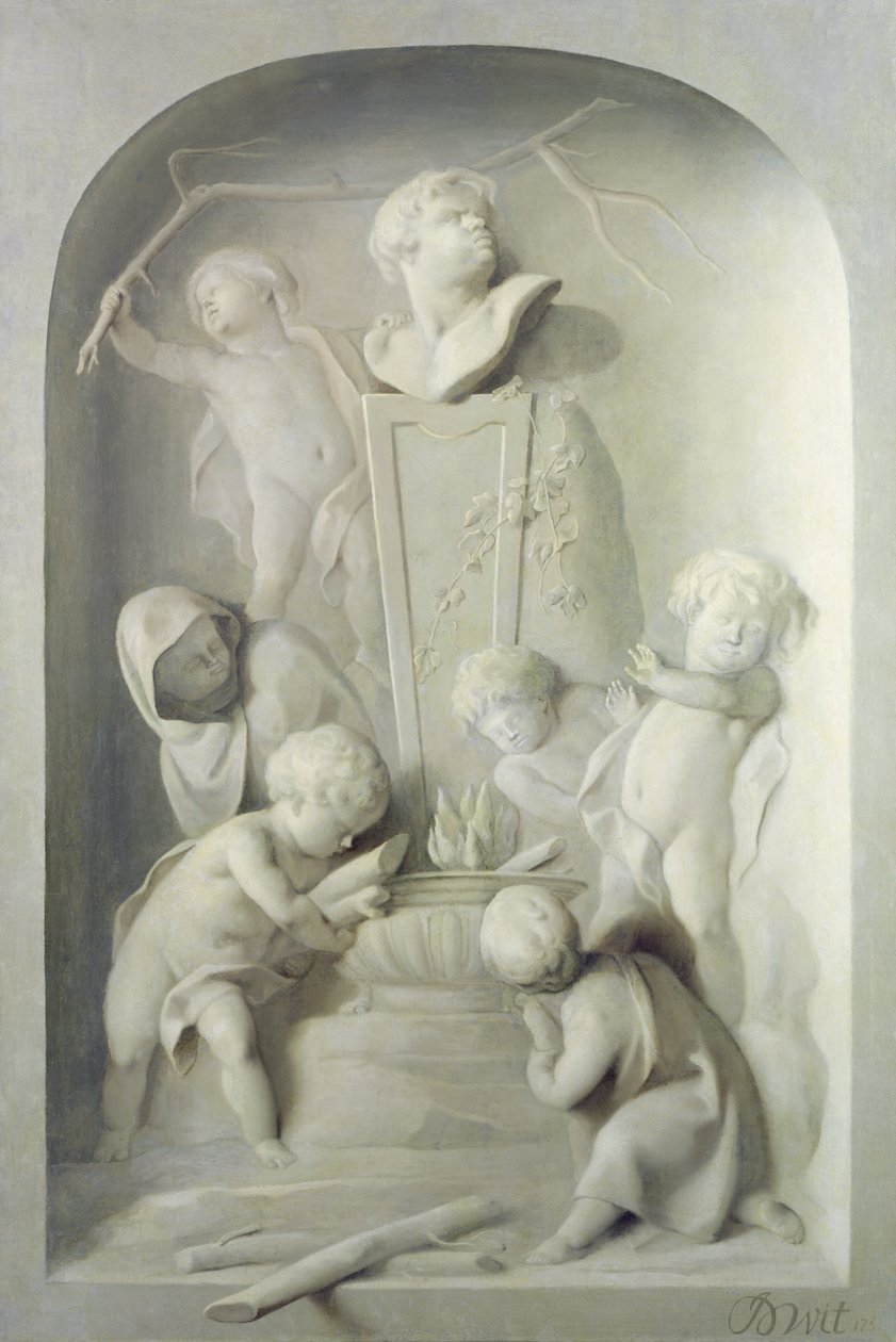 Zima, 1752 od Jacob de Wit