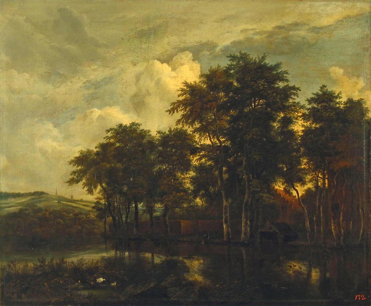 Farma od Jacob van Ruisdael