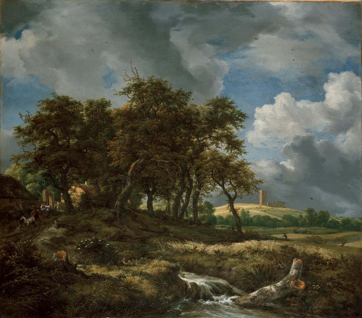 Krajina poblíž Muiderbergu, počátek 50. let 17. století od Jacob van Ruisdael