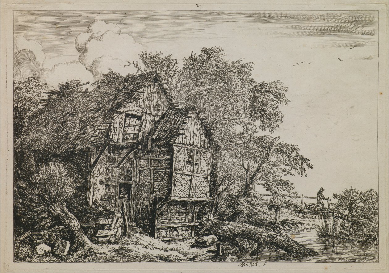 Malý most od Jacob van Ruisdael