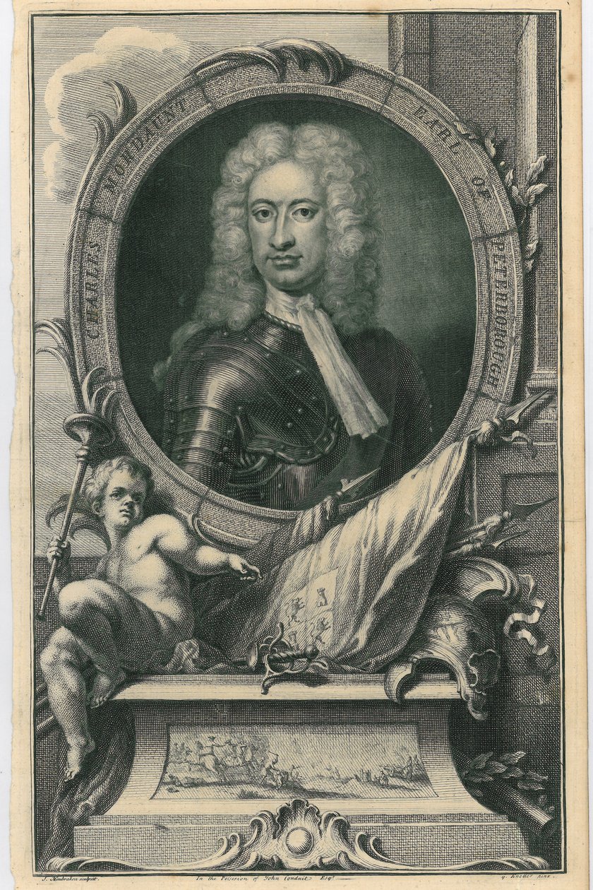 hrabě z Peterborough od Jacobus Houbracken