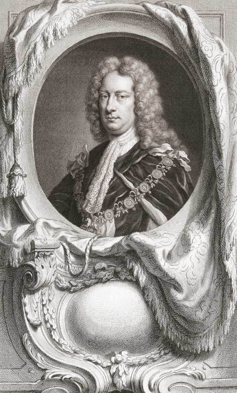 Charles Spencer, 3. hrabě ze Sunderlandu od Jacobus Houbraken