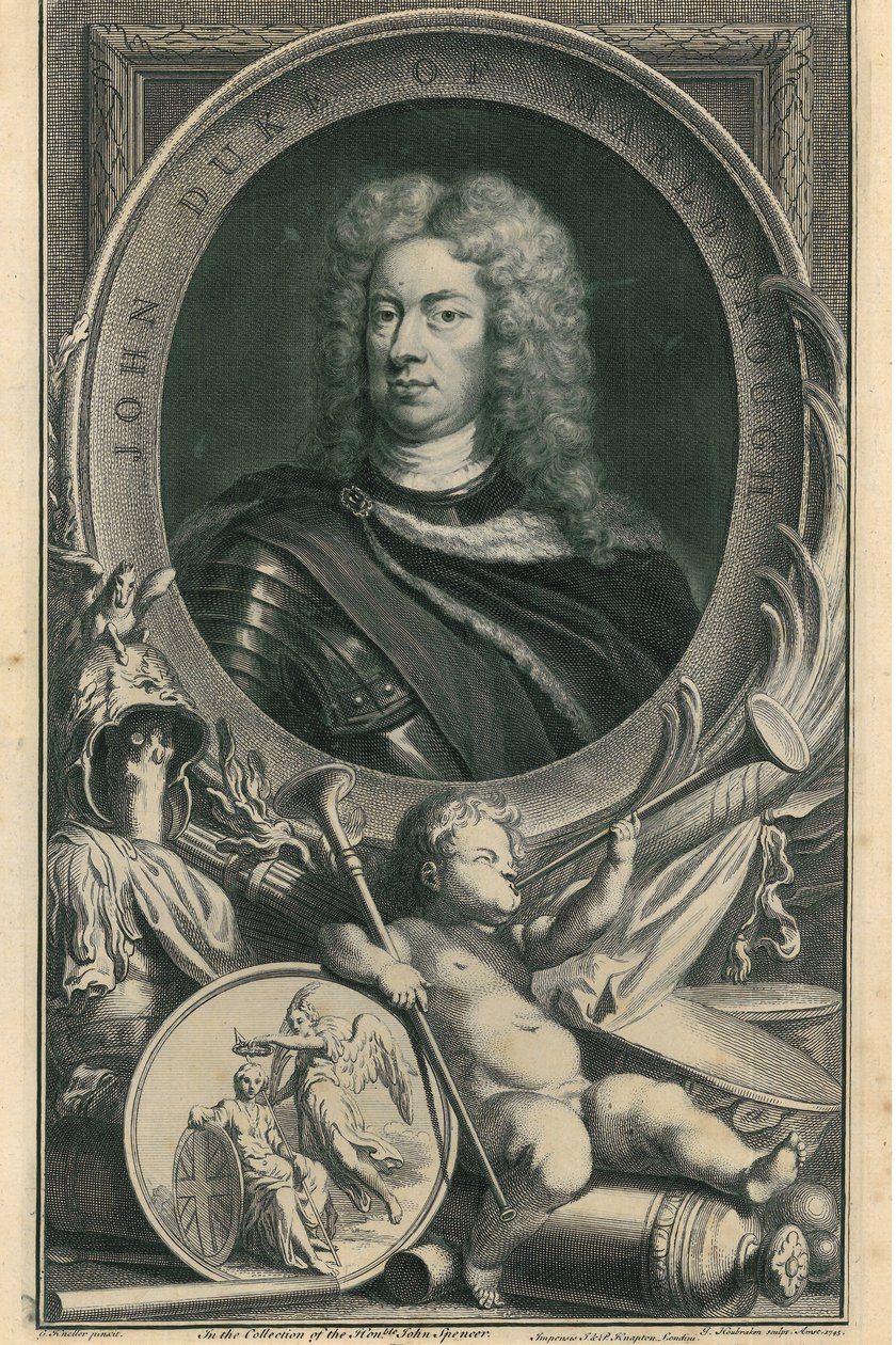 vévoda z Marlborough od Jacobus Houbraken