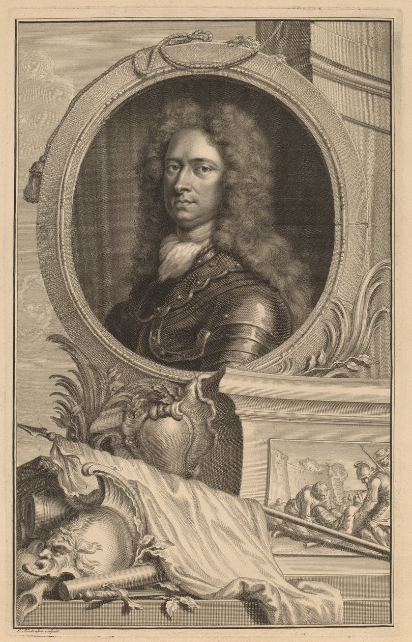 Portrét gentlemana od Jacobus Houbraken