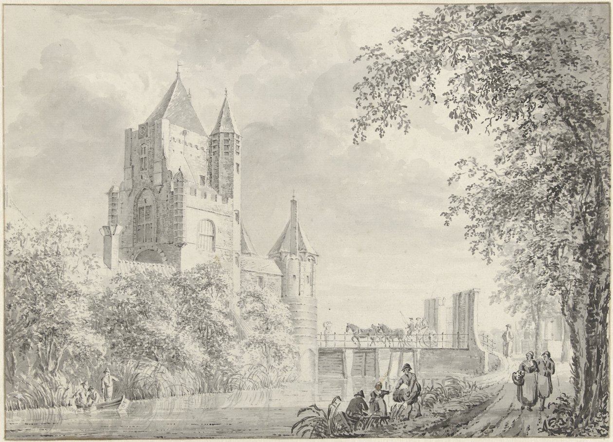 městská brána od Jacobus Kops (attributed to)