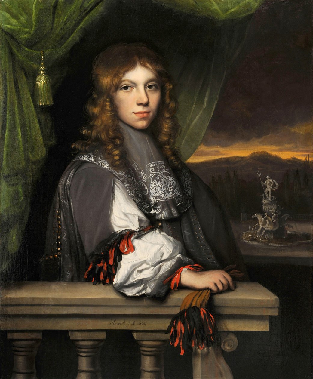 Portrét Mattheus van den Broucke od Jacobus Leveck