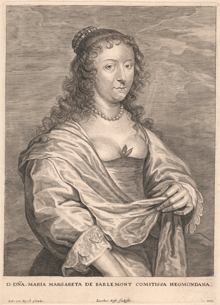 Maria Margareta de Barlemont, hraběnka z Hegmondu od Jacobus Neeffs