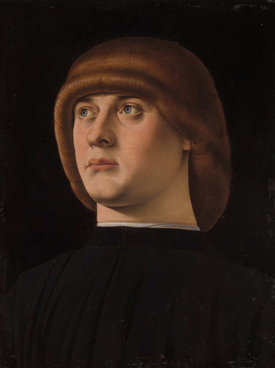 Portrét mladého muže, c.1480 od Jacometto Veneziano