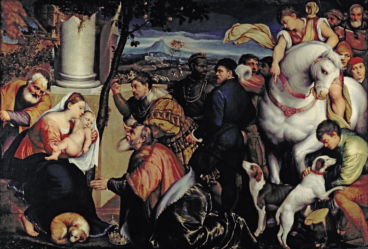 Klanění králů od Jacopo Bassano