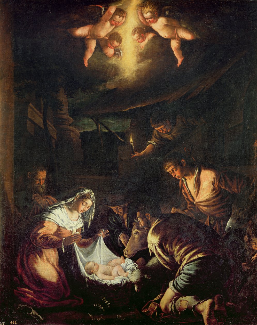 Klanění pastýřů od Jacopo Bassano